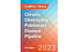 Graphic of a book cover 'Chronic Obstructive Pulmonary Disease Pipeline'