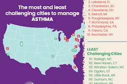 2023 Asthma Capitals Top 10 Map Sm
