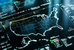 Computer graphic of US map