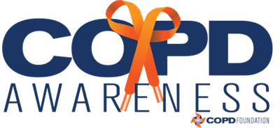 Banner saying COPD Awareness