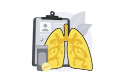 Chronic obstructive pulmonary disease abstract concept vector illustration.