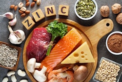 This photo displays several foods rich in dietary zinc.