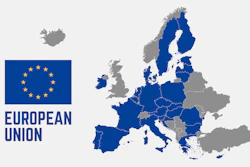 Map of the European Union.
