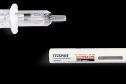 Tezpire lung treatment pre-filled syringe.