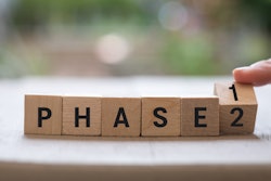 Image of blocks spelling out phase 1 with the 1 being switched to 2.