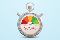 This is a generic infographic of a stopwatch with a needle moving from poor to good.