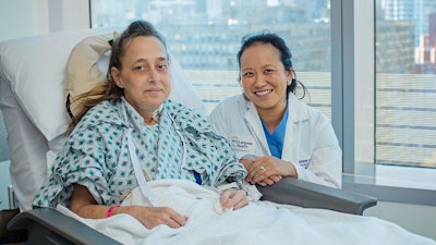 Double lung transplant patient