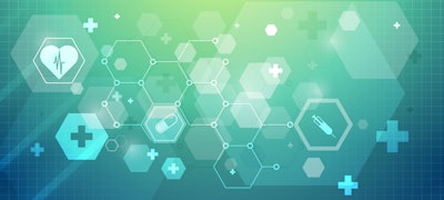Abstract Modern Hexagonal Medical Background Design