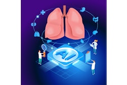 Medical diagnostics of lungs. Modern treatment future medicine. Innovative health care analysis of AI technology.