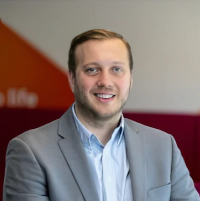 This is a photo of the man quoted in the article, Justin Kwiatek.
