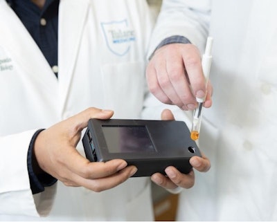 Lab-in-tube assay device developed by researchers at Tulane University.